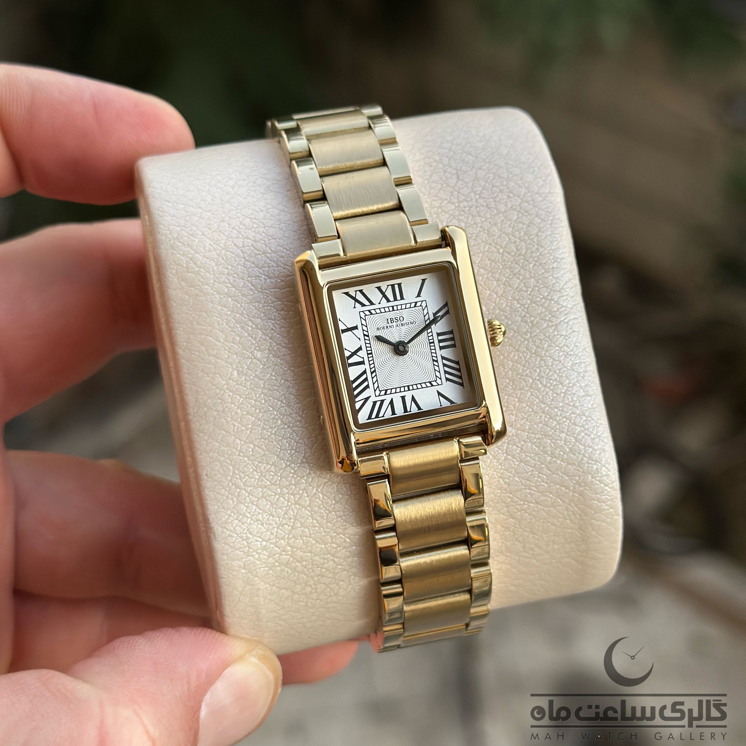 	ایبسو زنانه طلایی ص سفید S9889L